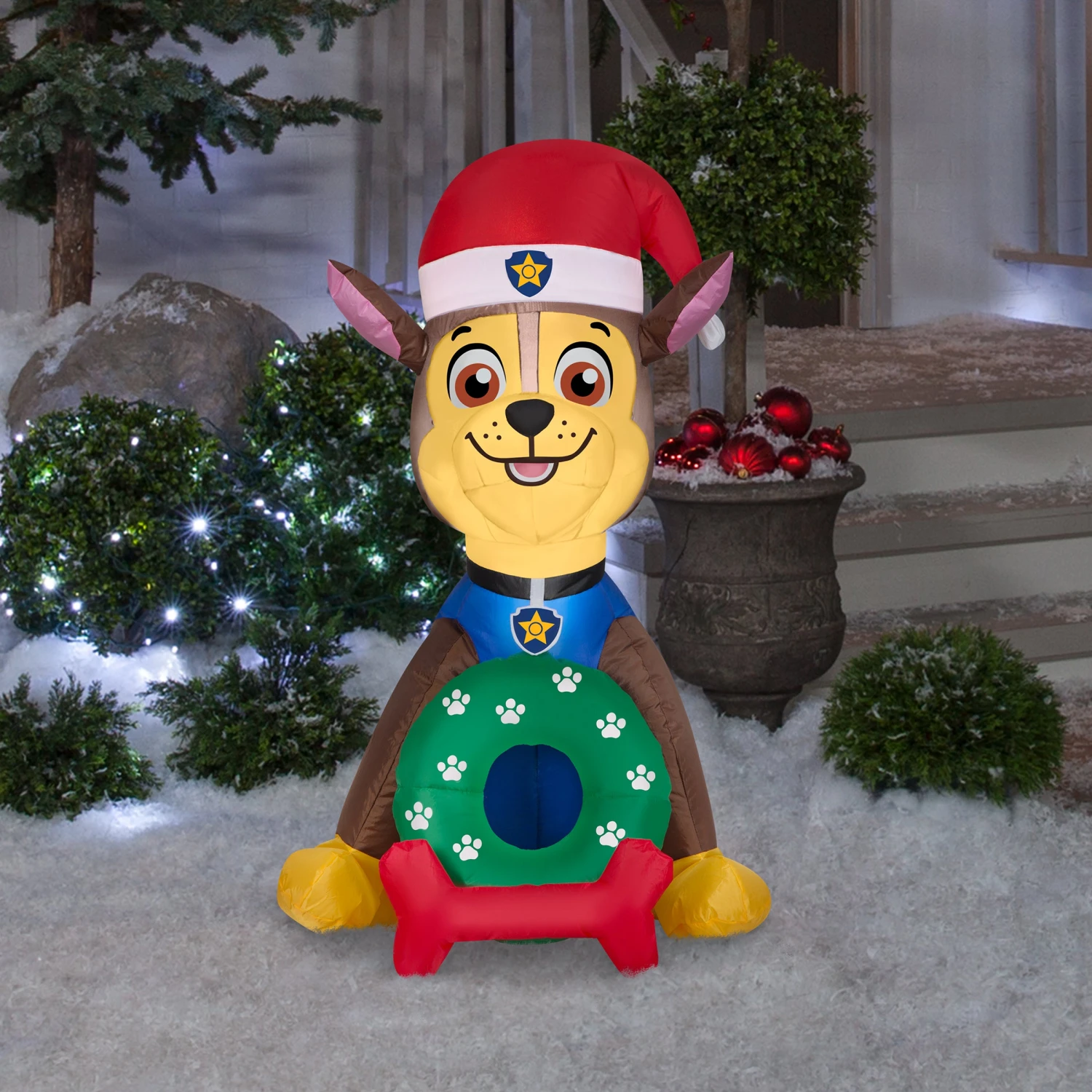 National Tree Company Inflatable Chase From Paw Patrol, LED Lights, Plug In, Christmas Collection, 3 Feet 2 National Tree Company Inflatable Chase From Paw Patrol, LED Lights, Plug In, Christmas Collection, 3 Feet - Image 2