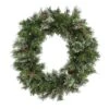 National Tree Company 30" Glistening Pine Wreath With LED Lights