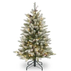 National Tree Company Pre-Lit Dunhill Fir Artificial Christmas Tree With Snow, Red Berries And Pine Cones Clear Lights -National Tree Company Store GUEST 00e04e70 faa7 4658 8ce8 a29cb4dae7f2