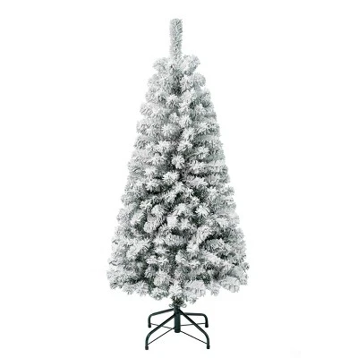 National Tree Company First Traditions Unlit Flocked Acacia Hinged Artificial Christmas Tree 3 National Tree Company First Traditions Unlit Flocked Acacia Hinged Artificial Christmas Tree - Image 3