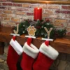 3pc 5" Gold Sparkle "JOY" Stocking Holders - National Tree Company
