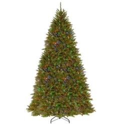 10' Prelit PowerConnect Dunhill Fir Artificial Christmas Tree Dual Color Lights - National Tree Company