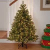Prelit Feel Real Downswept Douglas Fir Artificial Christmas Tree Clear Lights - National Tree Company