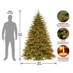 Prelit Feel Real Nordic Spruce Artificial Christmas Tree Clear Lights - National Tree Company -National Tree Company Store GUEST 52cfd737 e698 466d 9eb0 3e20c0678b16