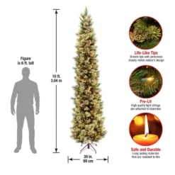 Prelit Slim Carolina Pine Artificial Christmas Tree Clear Lights - National Tree Company -National Tree Company Store GUEST 6fd46acd ddbf 40bd b2d6 0d709622dbae