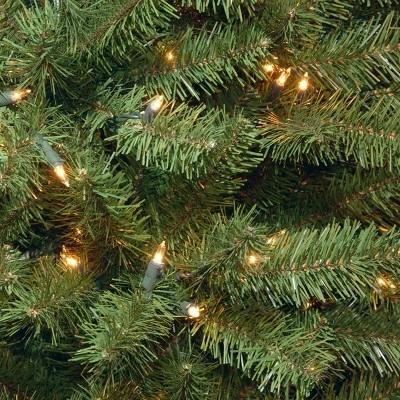 National Tree Company 6' Prelit Slim North Valley Spruce Artificial Christmas Tree Clear Lights 1 National Tree Company 6' Prelit Slim North Valley Spruce Artificial Christmas Tree Clear Lights