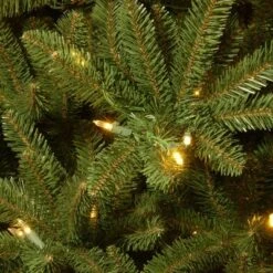 National Tree Company 10' Pre-lit Full Natural Fraser Fir Artificial Christmas Tree With Clear Lights