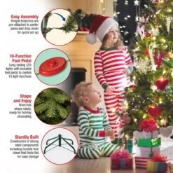 National Tree Company Pre-lit Feel Real Downswept Douglas Fir Artificial Christmas Tree With Dual Color LED Lights -National Tree Company Store GUEST ac2f243f 6982 4b8c 83c1 9efedfa88491