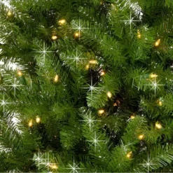 National Tree Company 7.5' Pre-lit Dunhill Shimmer Fir Artificial Christmas Tree