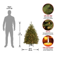 Prelit Dunhill Fir Artificial Christmas Tree Clear Lights - National Tree Company -National Tree Company Store GUEST b7ed0c20 d470 4bde 9b19 a826a11e3f29