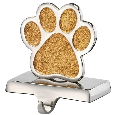 3pc 5" Gold Sparkle "JOY" Stocking Holders - National Tree Company 4 3pc 5" Gold Sparkle "JOY" Stocking Holders - National Tree Company - Image 4