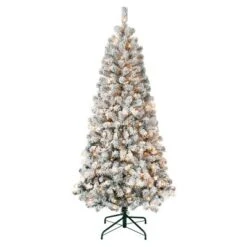 National Tree Company First Traditions Pre-Lit Flocked Acacia Artificial Christmas Tree Clear Lights 5 National Tree Company First Traditions Pre-Lit Flocked Acacia Artificial Christmas Tree Clear Lights -National Tree Company Store GUEST d02e99c8 70cd 42a1 bf8c 1cef533fee2c