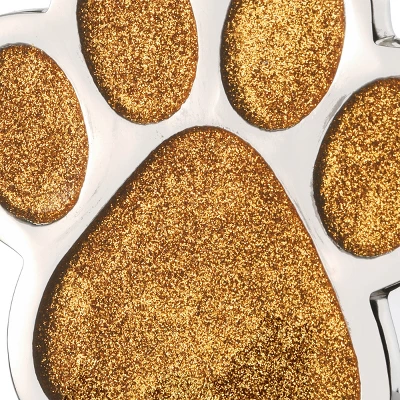 3pc 5" Gold Sparkle "JOY" Stocking Holders - National Tree Company 2 3pc 5" Gold Sparkle "JOY" Stocking Holders - National Tree Company - Image 2