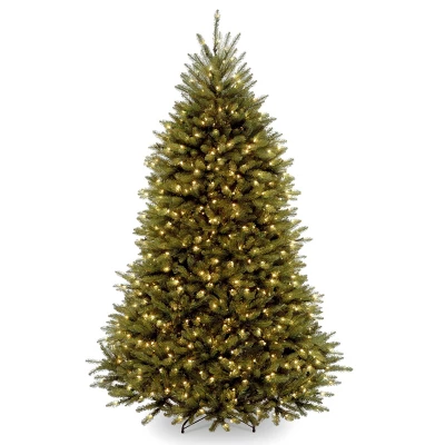 National Tree Company 4.5' Pre-Lit Dunhill Fir Hinged Artificial Christmas Tree With Clear Lights 4 National Tree Company 4.5' Pre-Lit Dunhill Fir Hinged Artificial Christmas Tree With Clear Lights - Image 4