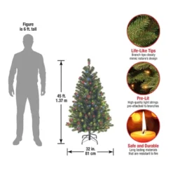 Prelit North Valley Spruce Artificial Christmas Tree Multicolor Lights - National Tree Company -National Tree Company Store GUEST da615c3c 5d2e 4f7c 94e3 d8398e855d27