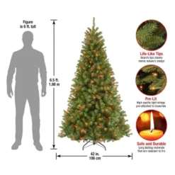 Prelit North Valley Spruce Artificial Christmas Tree Multicolor Lights - National Tree Company -National Tree Company Store GUEST f78d9a80 3c27 4546 80bb a0a01f095120