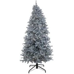Prelit Matte Silver Metallic Artificial Christmas Tree Warm White Lights - National Tree Company -National Tree Company Store GUEST fe78d116 aab2 4824 9f04 25e4b504b8bd