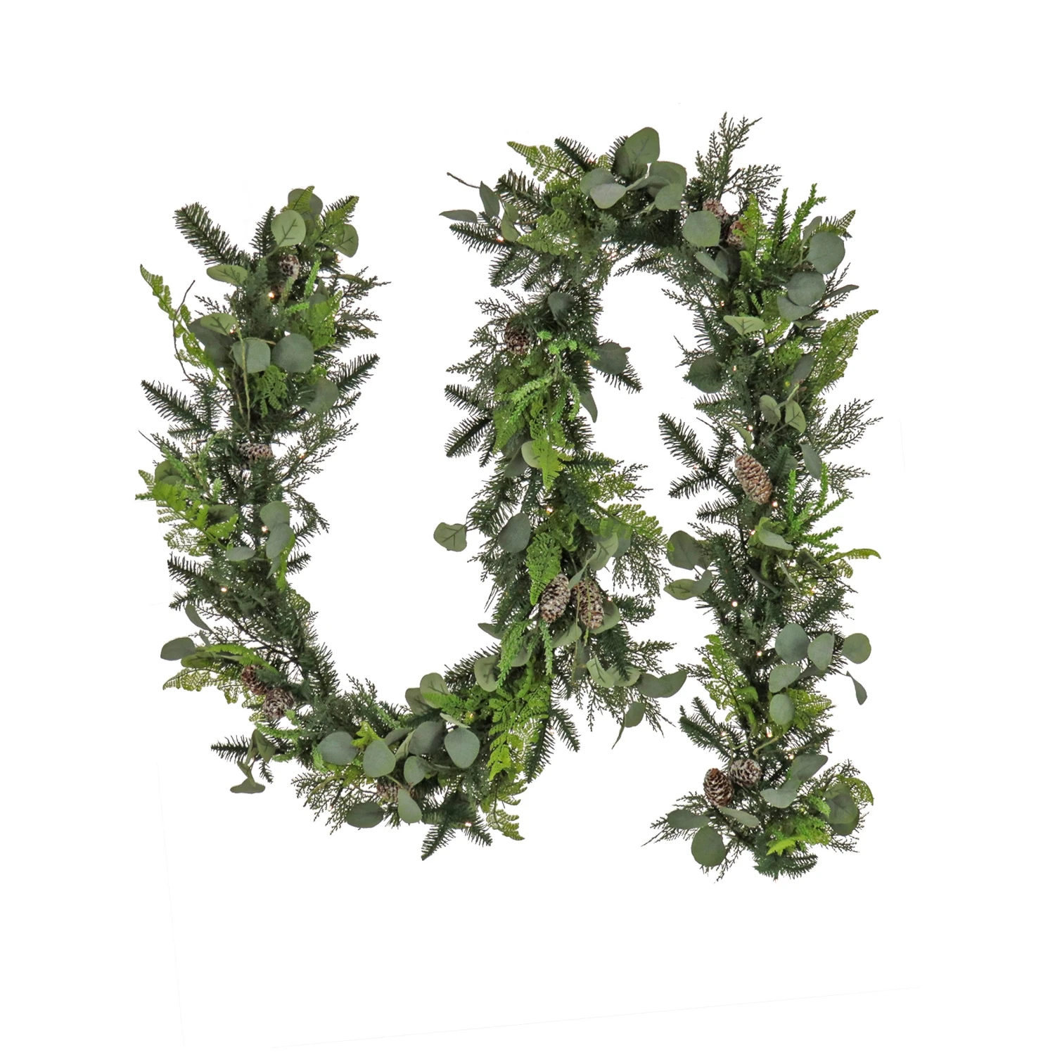 National Tree Company 9 Ft. HGTV Home Collection Pre-Lit Winter Garden Garland 1 National Tree Company 9 Ft. HGTV Home Collection Pre-Lit Winter Garden Garland
