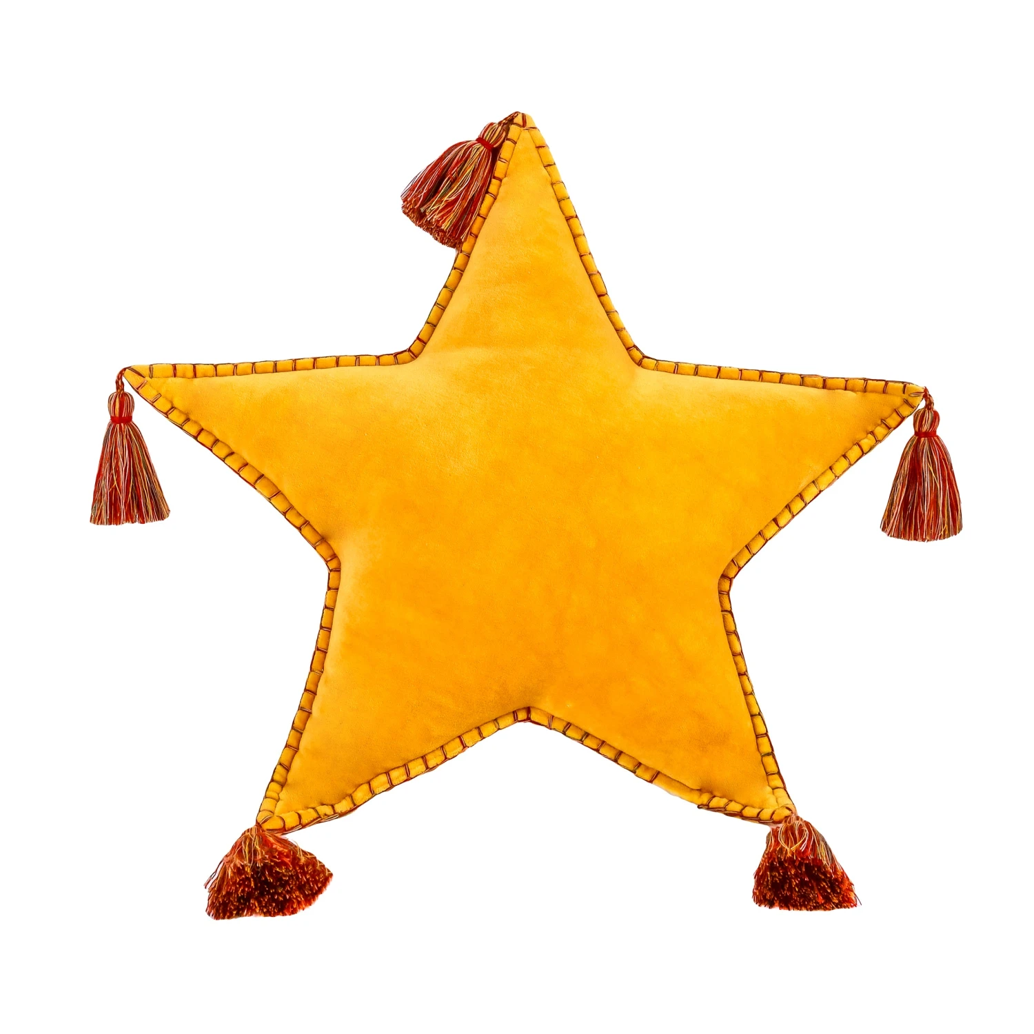 National Tree Company 16" HGTV Home Collection Star Shape Pillow, Yellow 1 National Tree Company 16" HGTV Home Collection Star Shape Pillow, Yellow