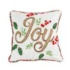 National Tree Company 18" HGTV Home Collection Embroidered Joy Christmas Pillow