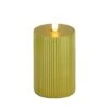 National Tree Company 3x9 HGTV Home Collection Flameless Georgetown Pillar Candle, Gold
