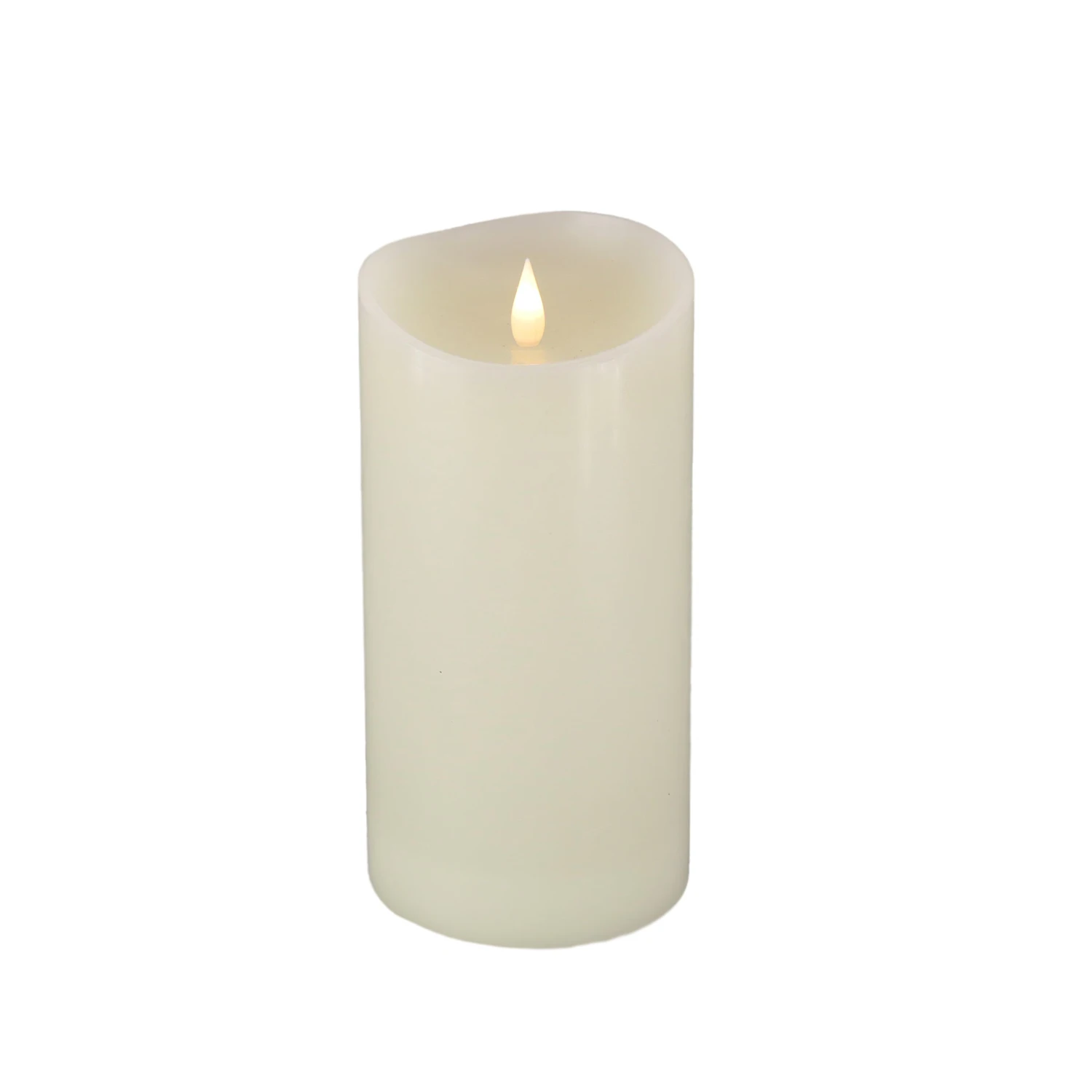 National Tree Company 4x8 HGTV Home Collection Flameless Heritage Pillar Candle, Ivory 1 National Tree Company 4x8 HGTV Home Collection Flameless Heritage Pillar Candle, Ivory