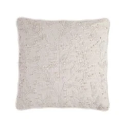 National Tree Company 18" HGTV Home Collection White Boho Christmas Pillow