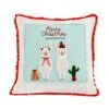 National Tree Company 18" HGTV Home Collection Merry Christmas Llamas Pillow