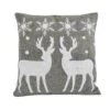 National Tree Company 18" HGTV Home Collection Reindeer And Snowflakes Pillow