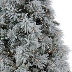 National Tree Company 6.5 Ft. HGTV Home Collection Pre-Lit Flocked Bavarian Pine Tree -National Tree Company Store HGTFB13 300P 65 3