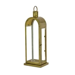 National Tree Company 22" HGTV Home Collection Antique Bronze Arched Lantern, Medium