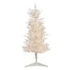 National Tree Company HGTV Home Collection Pre-Lit Christmas By The Sea Coral Artificial Tree Pre-Strung With Warm White LED Lights , Plug In, HGTV Home Collection, Coral, 48in