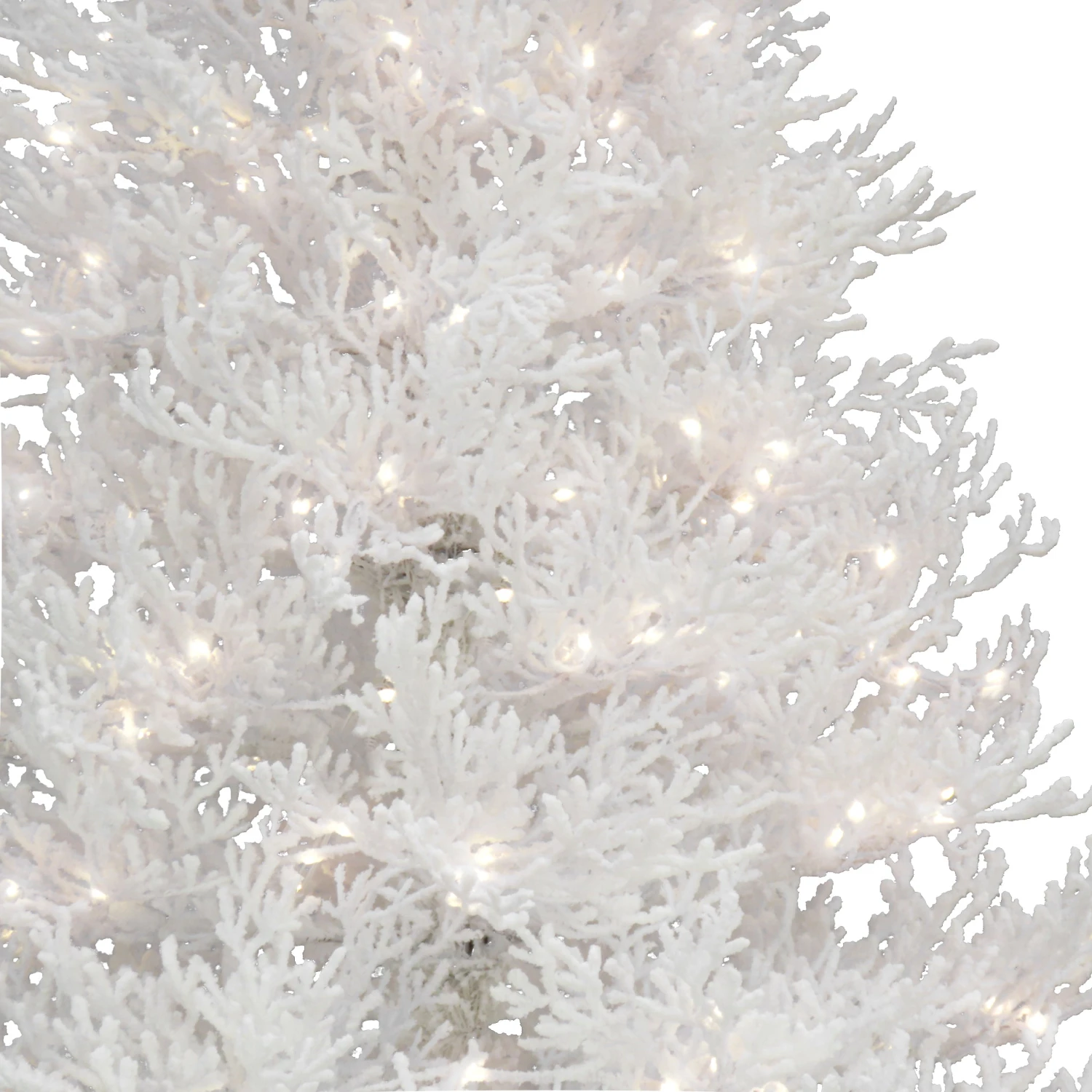 National Tree Company HGTV Home Collection Pre-Lit Christmas By The Sea Coral Artificial Tree Pre-Strung With Warm White LED Lights , Plug In, HGTV Home Collection, Coral, 6.5ft 3 National Tree Company HGTV Home Collection Pre-Lit Christmas By The Sea Coral Artificial Tree Pre-Strung With Warm White LED Lights , Plug In, HGTV Home Collection, Coral, 6.5ft - Image 3