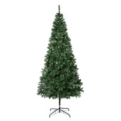 National Tree Company First Traditions Artificial Linden Spruce Wrapped Christmas Tree, Fire Resistant And Hypoallergenic, 9 Ft