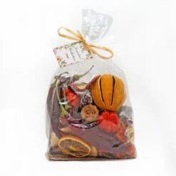 National Tree Company 6" 250 Gram Mixed Potpourri- Oranges, Sliced Red Apples, Chiles, Cones, And Jackarandas
