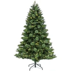 National Tree Company 7 Ft Pre-Lit Montreal Pine Tree With LED Lights