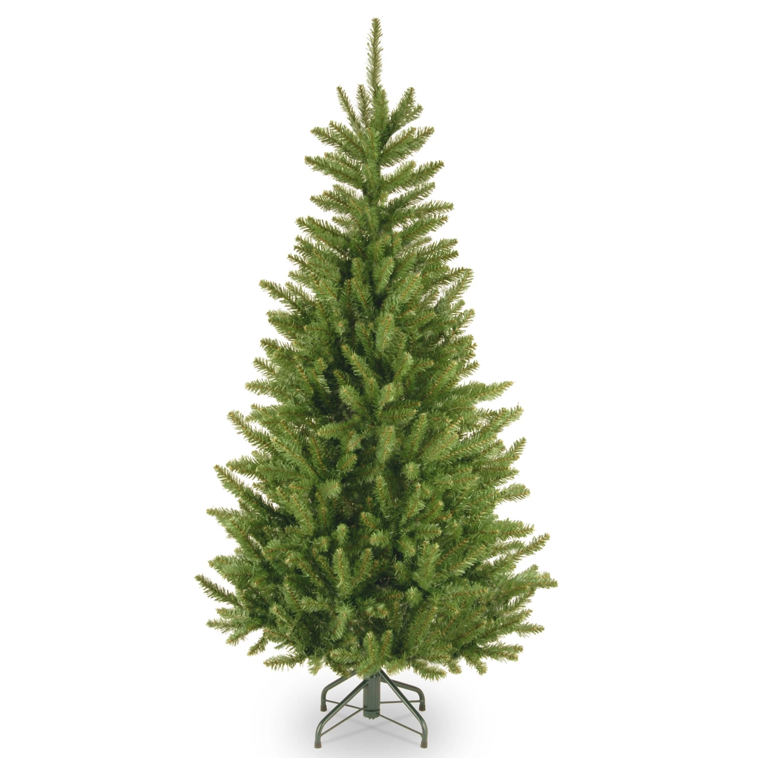 National Tree Company Artificial Slim Christmas Tree, Green, Natural Fraser Fir, Includes Stand, 4.5 Feet 1 National Tree Company Artificial Slim Christmas Tree, Green, Natural Fraser Fir, Includes Stand, 4.5 Feet