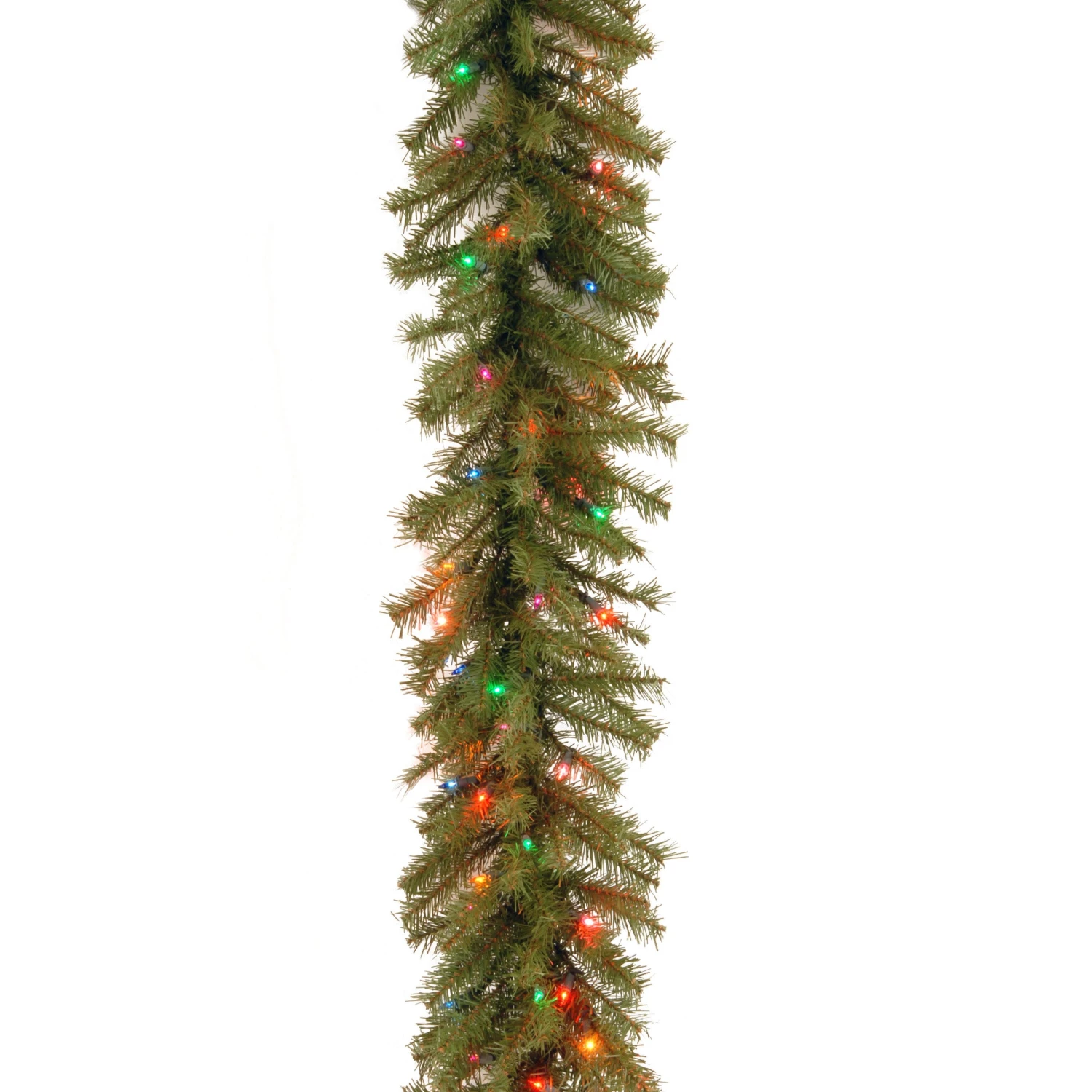 National Tree Company Pre-Lit Artificial Christmas Garland, Green, Evergreen, Multicolor Lights, Plug In, Christmas Collection, 9 Feet 1 National Tree Company Pre-Lit Artificial Christmas Garland, Green, Evergreen, Multicolor Lights, Plug In, Christmas Collection, 9 Feet