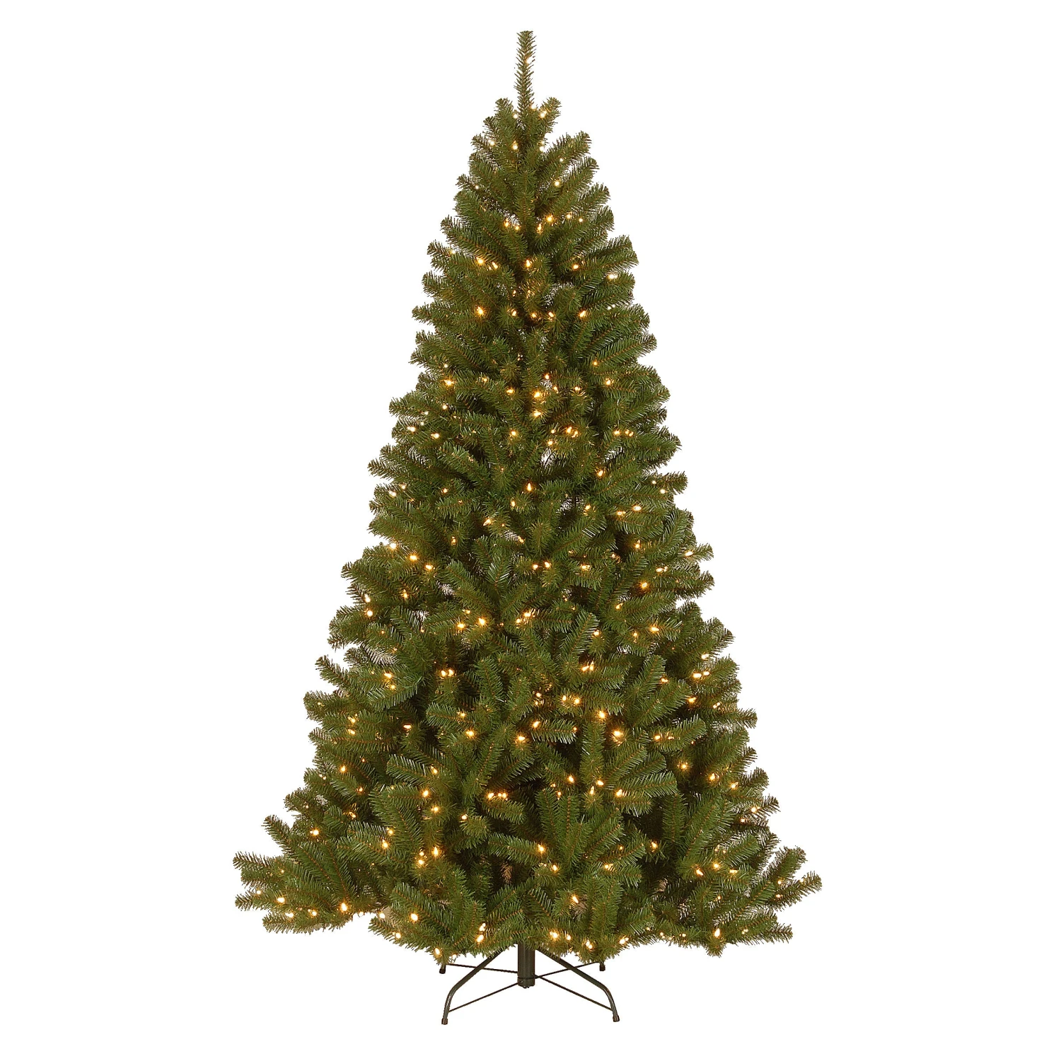National Tree Company Pre-Lit Artificial Christmas Tree, PowerConnect North Valley Spruce With Light Parade LED Lights, Plug In, 7.5 Ft 1 National Tree Company Pre-Lit Artificial Christmas Tree, PowerConnect North Valley Spruce With Light Parade LED Lights, Plug In, 7.5 Ft
