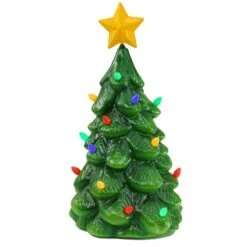 National Tree Company Classic Christmas Tree, Red, Blue And Green Lights, Plug In, Christmas Collection, 36 Inches