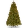 National Tree Company Pre-Lit 'Feel Real' Artificial Christmas Tree, Bayberry Spruce, Green, Dual Color LED Lights, Includes Stand, 9 Feet