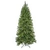 National Tree Company Artificial Down Swept Douglas Slim Fir Christmas Tree, Pre-Lit With Warm White LED Lights, Plug In, 7.5 Ft