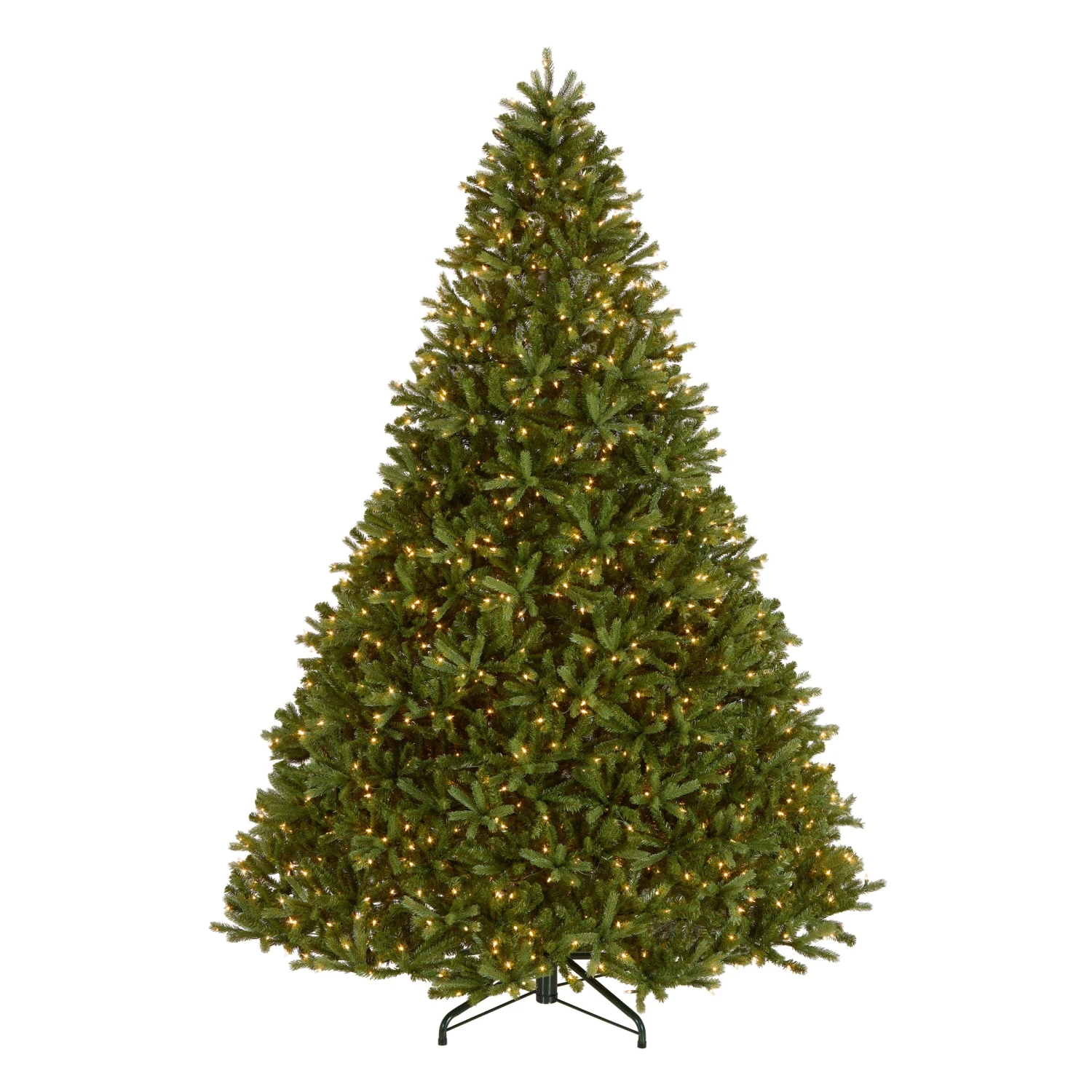 National Tree Company Pre-Lit Medium Artificial Christmas Tree, Green, Jersey Fraser Fir, 'Feel Real', White Lights, Includes Stand, 9 Feet 1 National Tree Company Pre-Lit Medium Artificial Christmas Tree, Green, Jersey Fraser Fir, 'Feel Real', White Lights, Includes Stand, 9 Feet