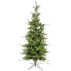 National Tree Company 10ft Pre-lit Artificial Feel Real® Lark Pine Medium Hinged Tree, 5320 Warm White LED Rice Lights- UL