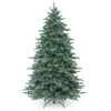 National Tree Company Pre-Lit 'Feel Real' Artificial Christmas Tree, Mountain Noble Spruce, Blue, White Lights, Includes Stand, 7.5 Feet