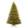 National Tree Company Pre-Lit 'Feel Real' Artificial Christmas Tree, Normandy Fir, Green, White Lights, Includes Stand, 7.5 Feet