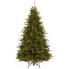 National Tree Company Pre-Lit 'Feel Real' Artificial Christmas Tree, Neshanic Valley Spruce, Green, Dual Color LED Lights, Includes Stand, 7.5 Feet