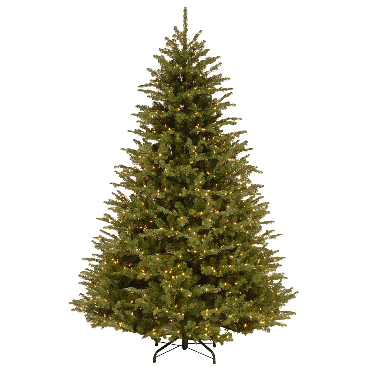 National Tree Company 7.5 Ft PowerConnect(TM) Ridgedale Fir With Warm White LED Lights 1 National Tree Company 7.5 Ft PowerConnect(TM) Ridgedale Fir With Warm White LED Lights