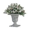 National Tree Company 24" Snowy Sheffield Spruce Porch Bush With Twinkly™ LED Lights