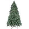 National Tree Company Artificial Wellesley Fir Hinged Christmas Tree, Pre-Lit With PowerConnect Warm White LED Lights, Plug In, 6.5 Ft